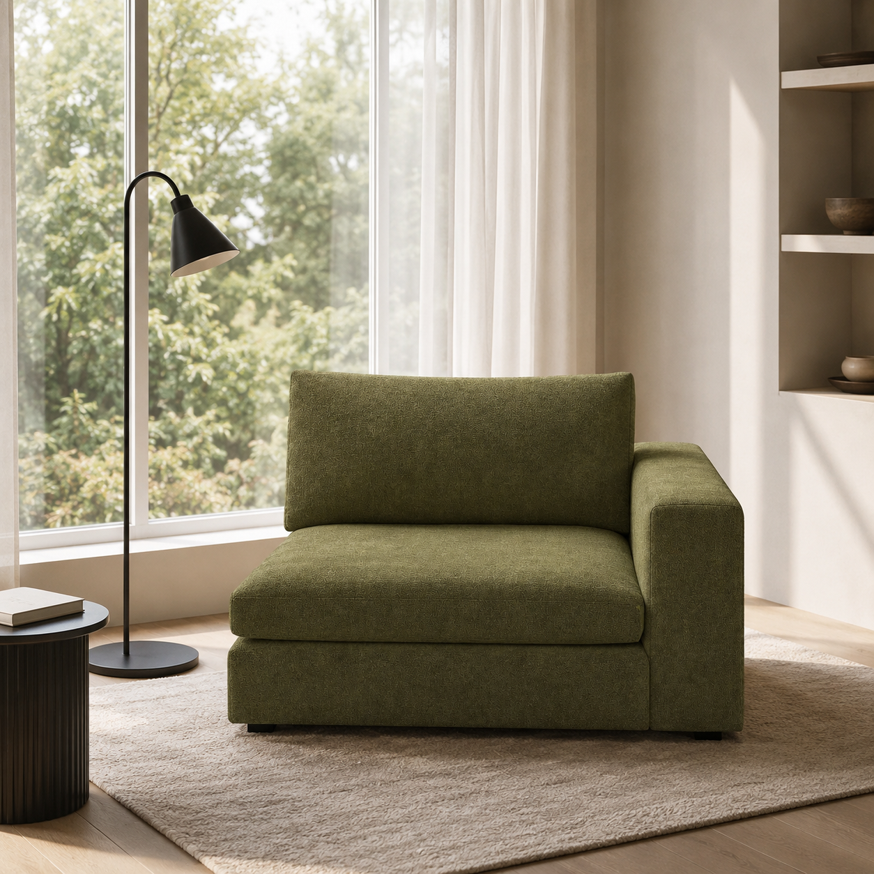 Ojai 50" Wide One Arm Chair