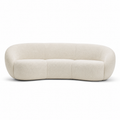 Ivory Arc Bouclé Sofa